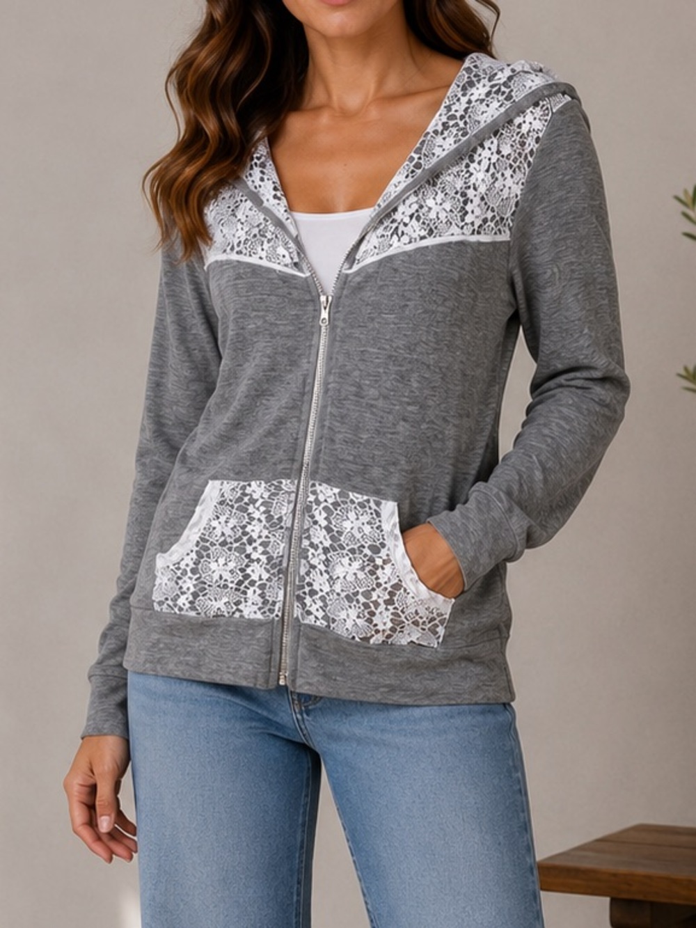 Beach‎ Bunny Lounge Zip Hoody Jacket